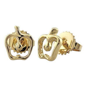 Tiffany Apple Earrings Gold Co